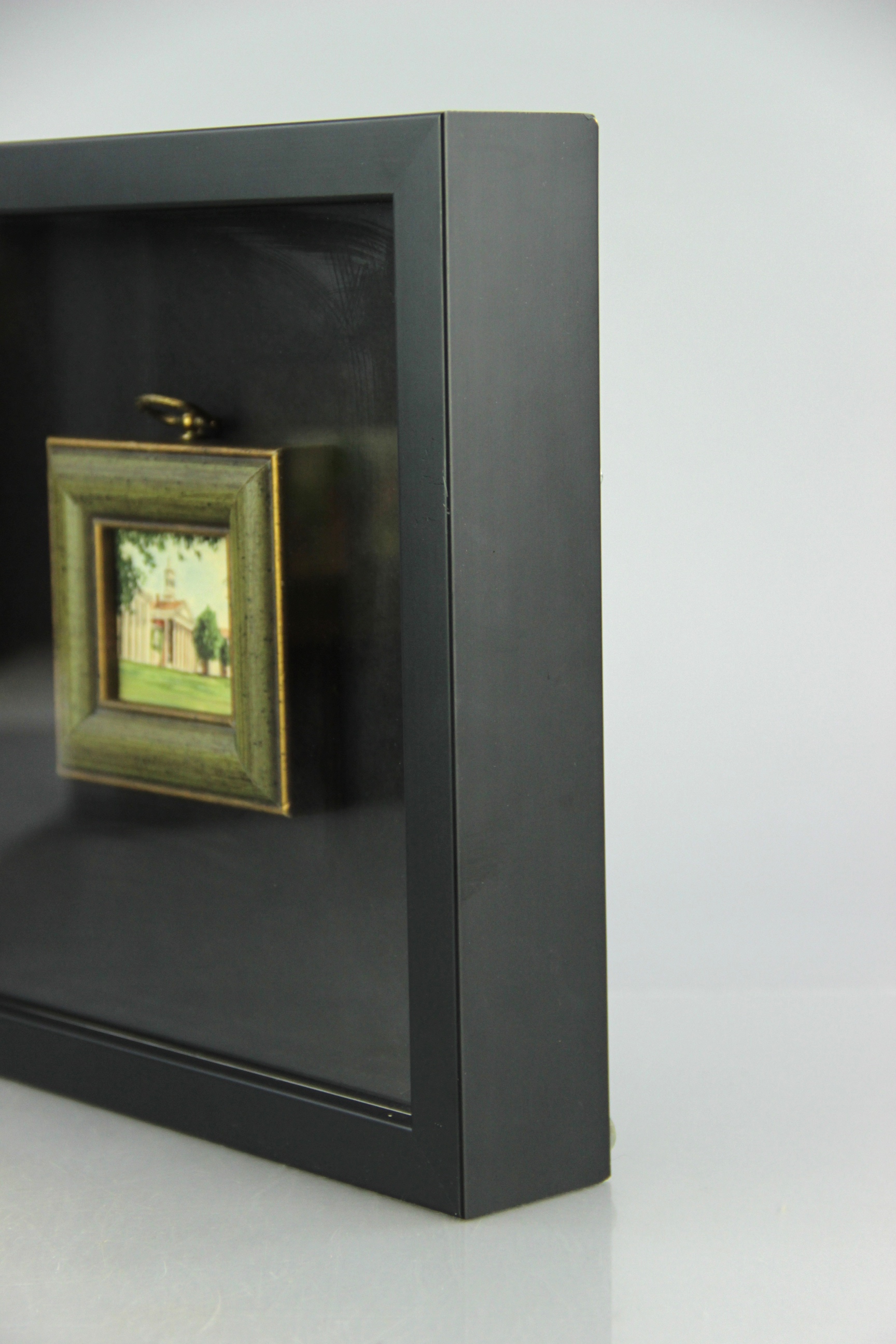 Four Shadow Box Watercolors by Norris Coleman