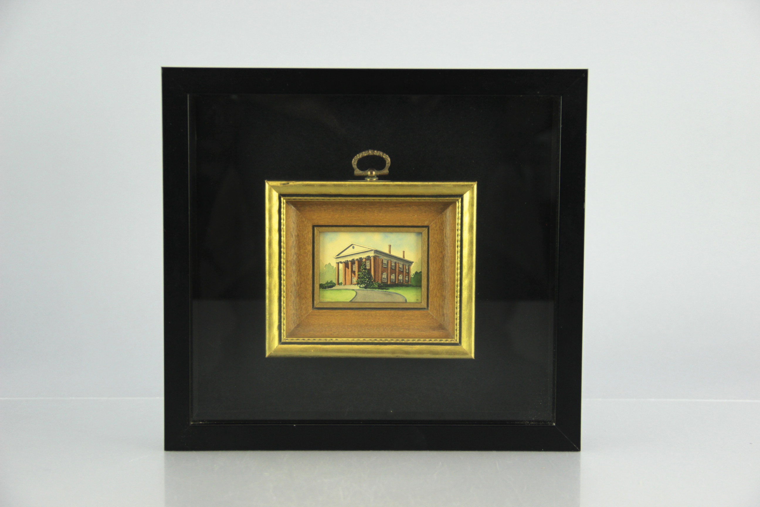 Four Shadow Box Watercolors by Norris Coleman