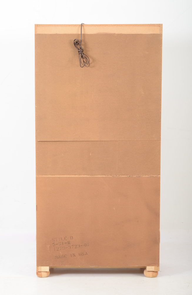 Broyhill Pine Media Cabinet and Bookshelf