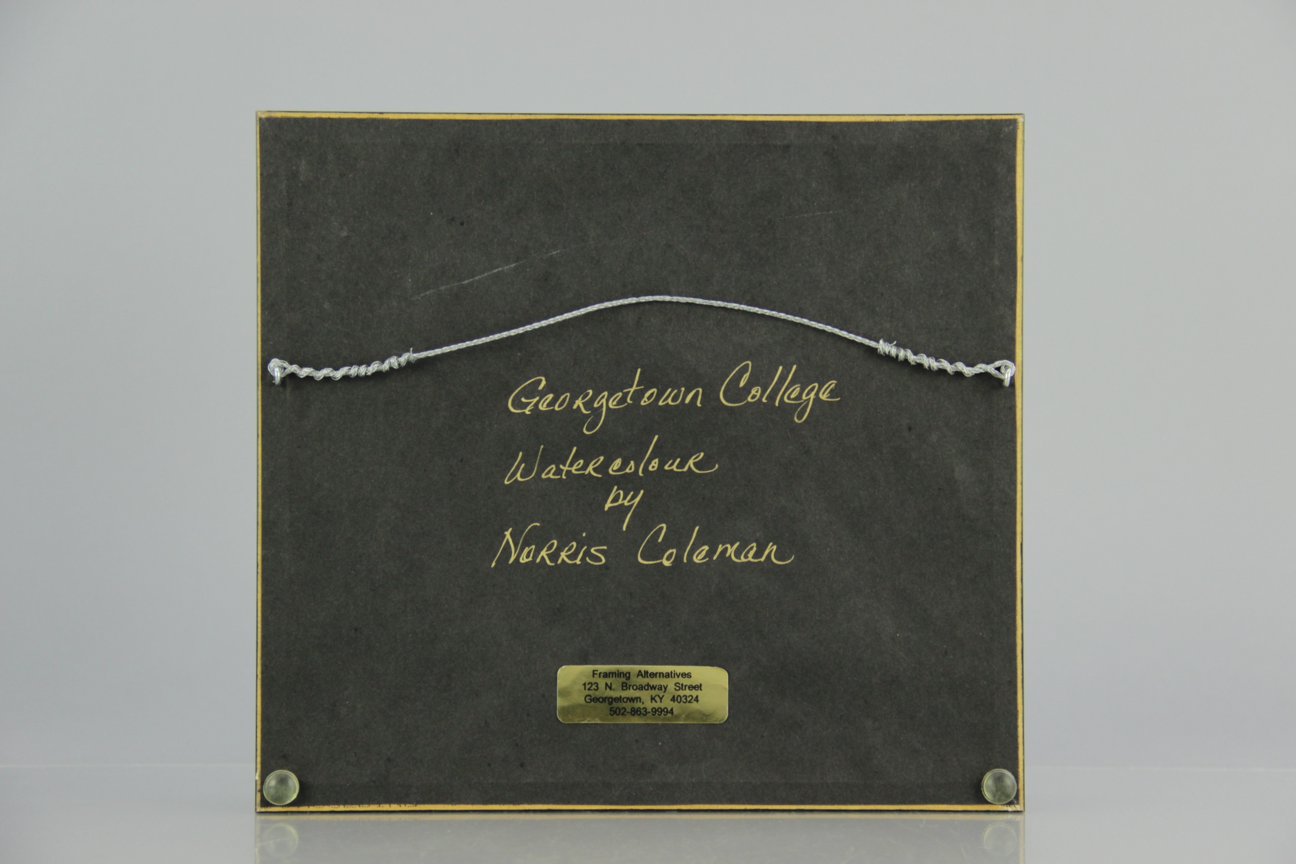 Four Shadow Box Watercolors by Norris Coleman