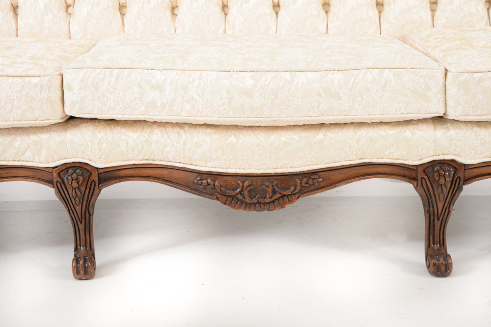 Vintage Button Tufted Sofa