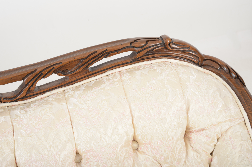 Vintage Button Tufted Sofa