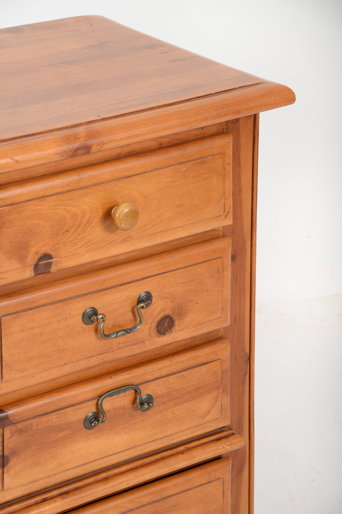 Progressive Furniture Co. Pine Dresser and Mirror