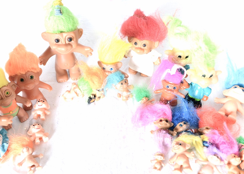 A Vintage Troll Doll Collection
