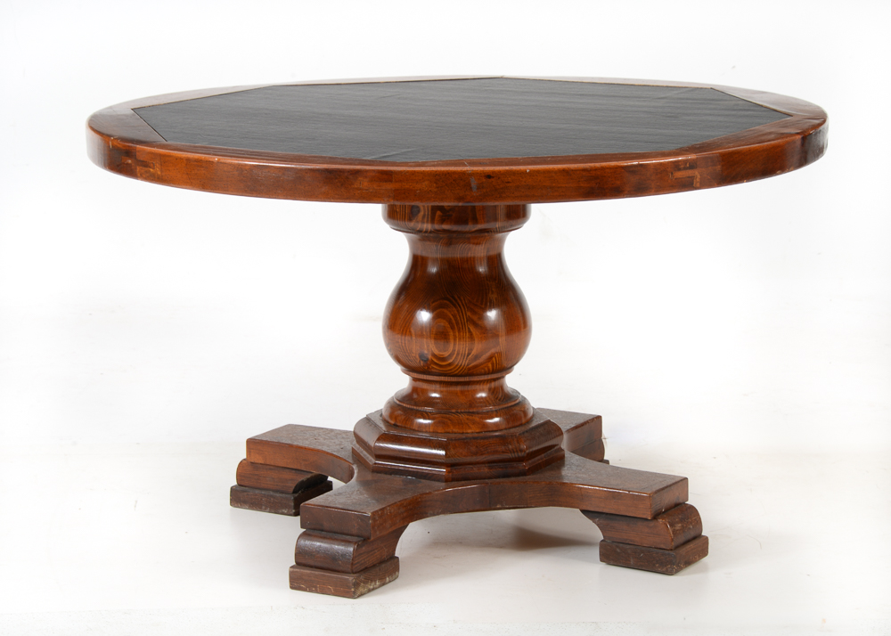 Vintage Pine Poker Table