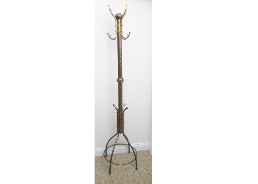 Antique Brass Coat Rack