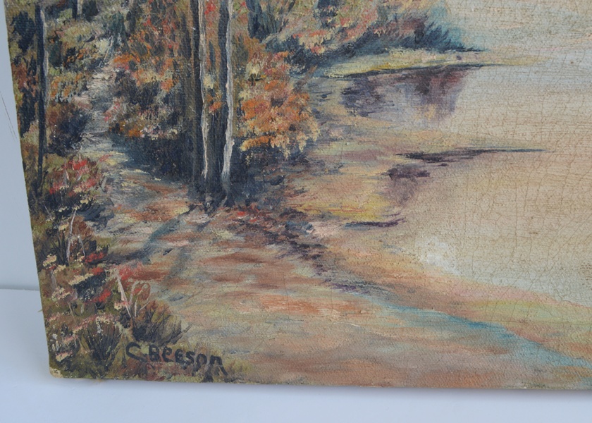 C. Beeson Original Landscape Oil Painting