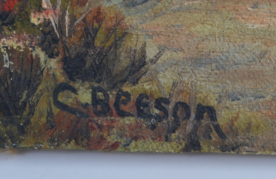 C. Beeson Original Landscape Oil Painting