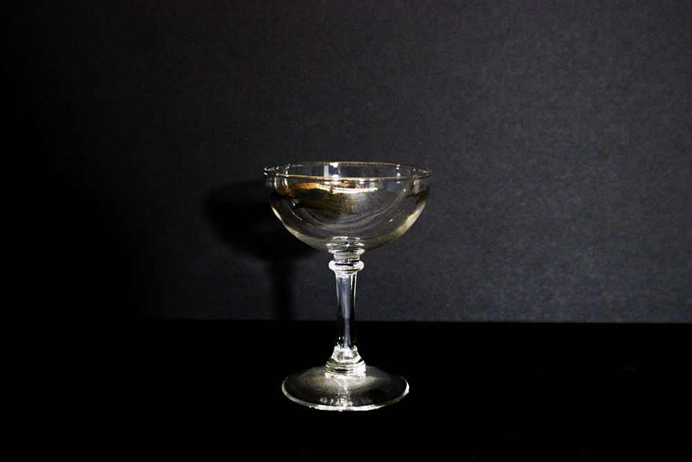 Collection of Vintage Golden Wheat Stemware
