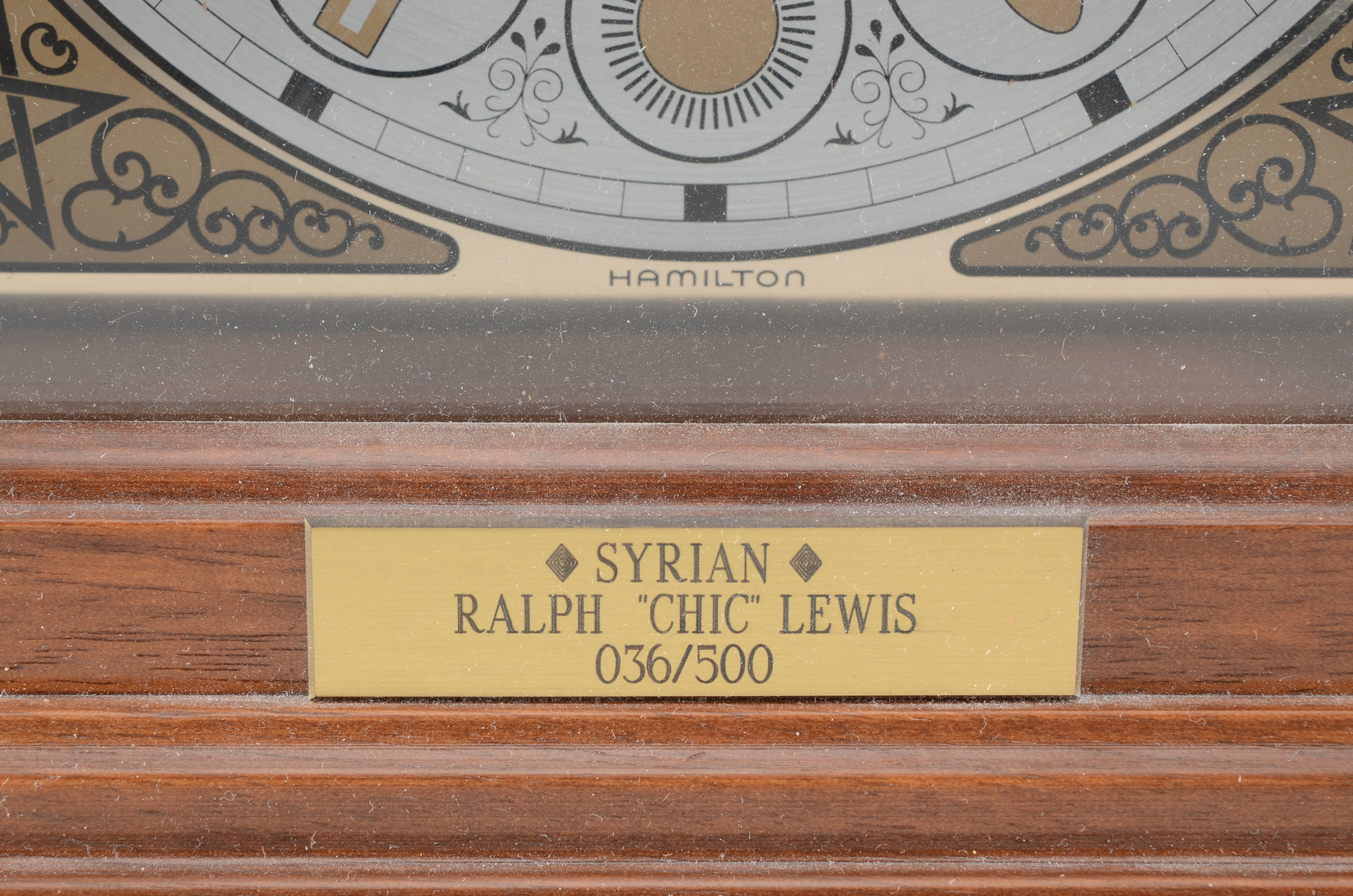 Syrian Shrine Temple Mantel Clock by Hamilton