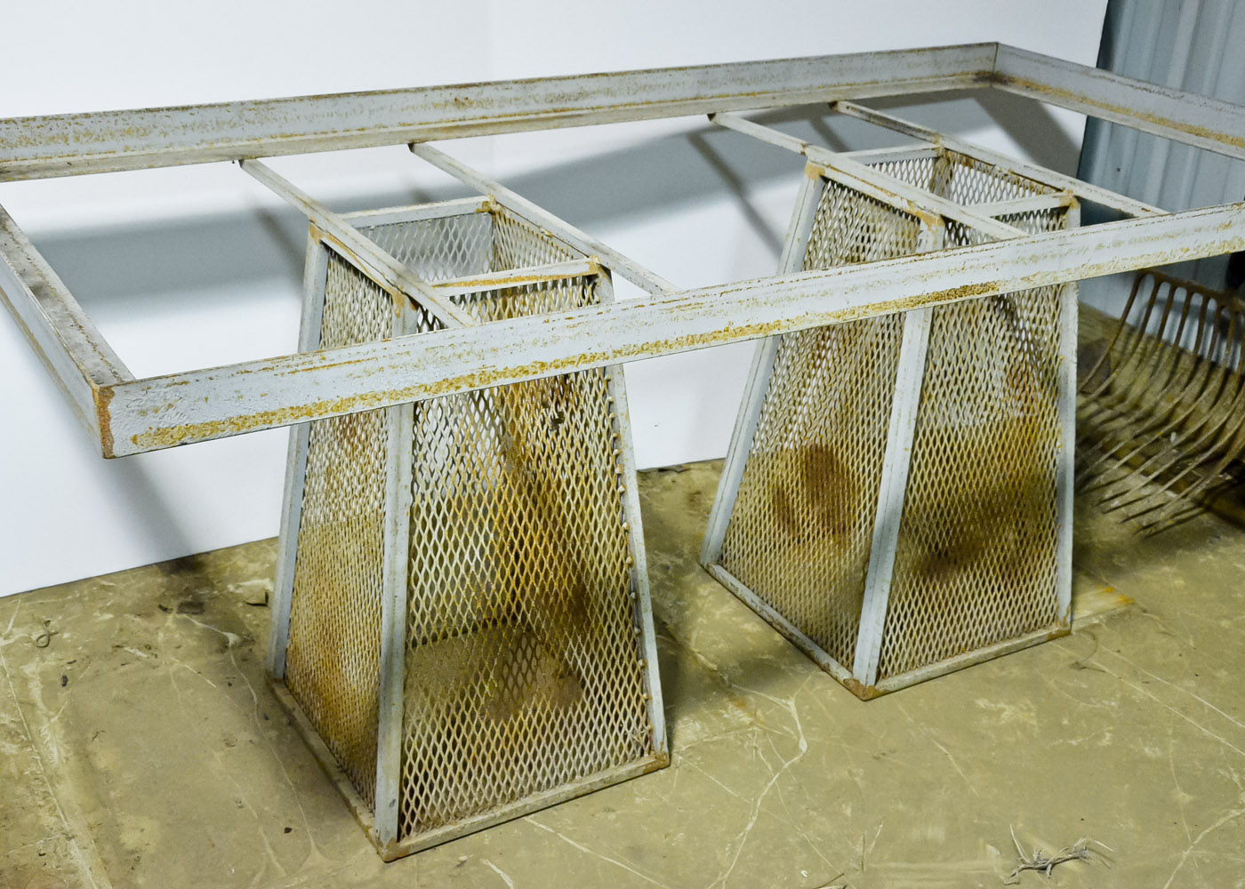 Industrial Metal Table Frame