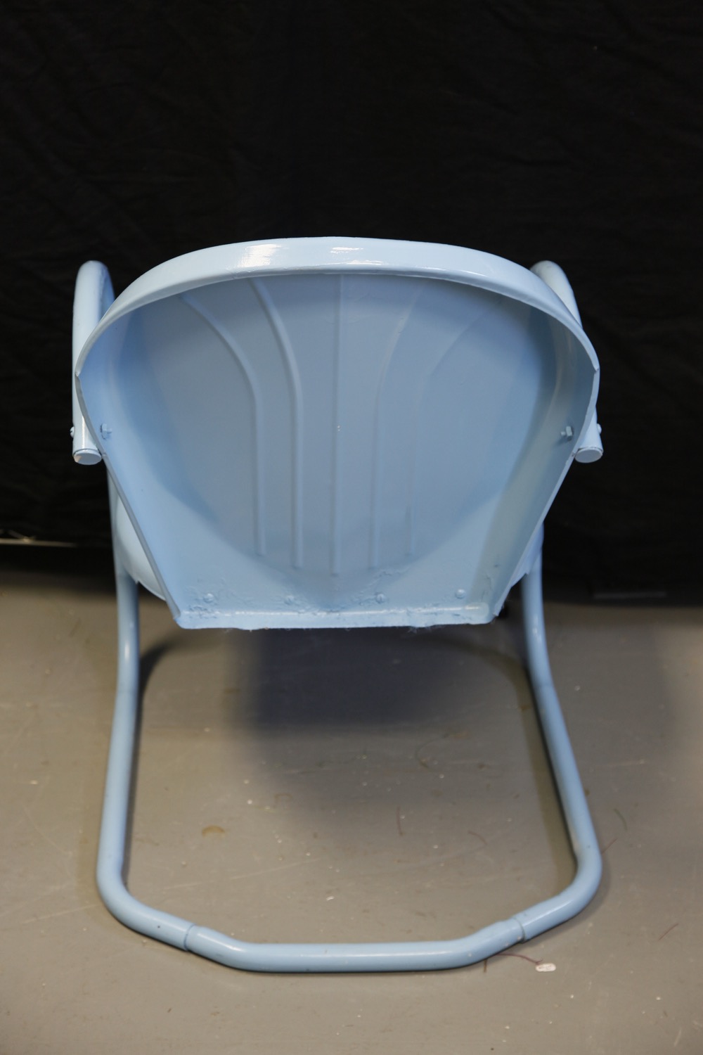 Vintage Metal and Wicker Lawn Chairs