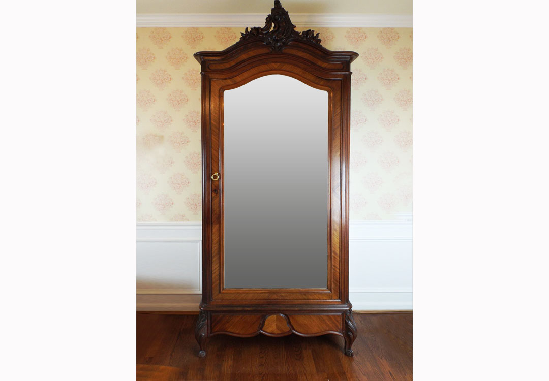 Antique Victorian Mahogany Armoire