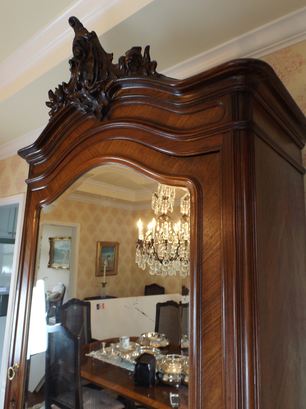 Antique Victorian Mahogany Armoire