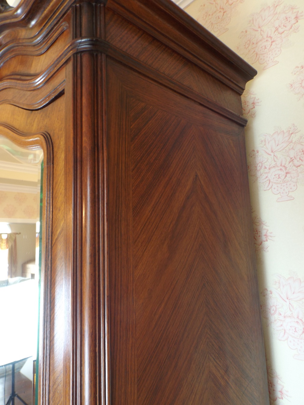 Antique Victorian Mahogany Armoire