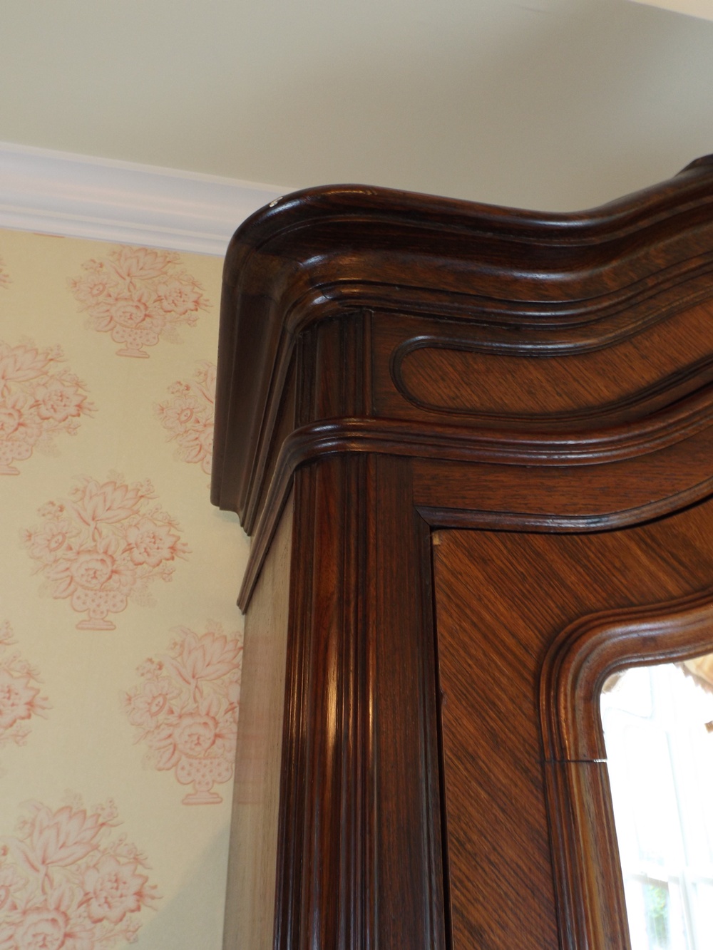 Antique Victorian Mahogany Armoire