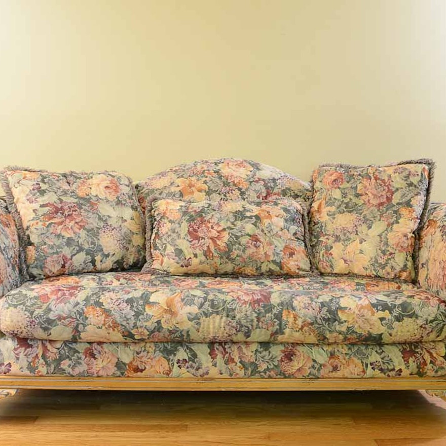 Floral Print Couch