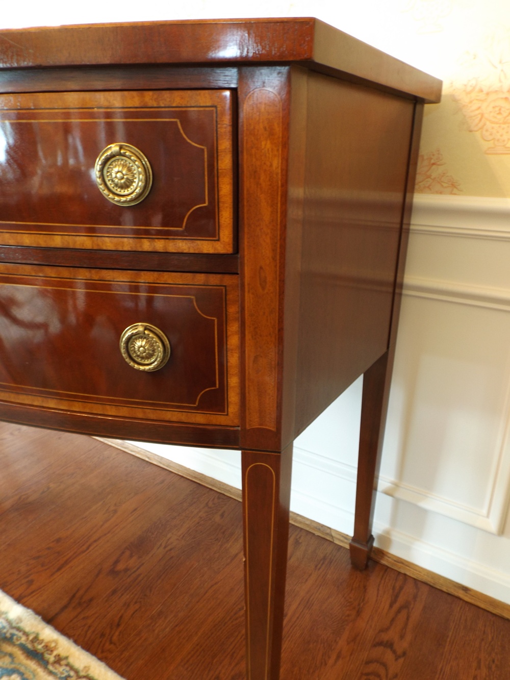 Baker Furniture Hepplewhite Style Mahogany Sideboard