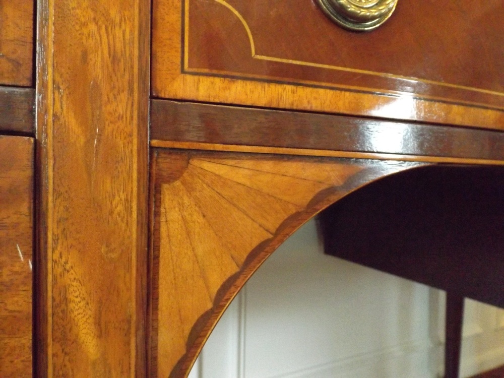 Baker Furniture Hepplewhite Style Mahogany Sideboard