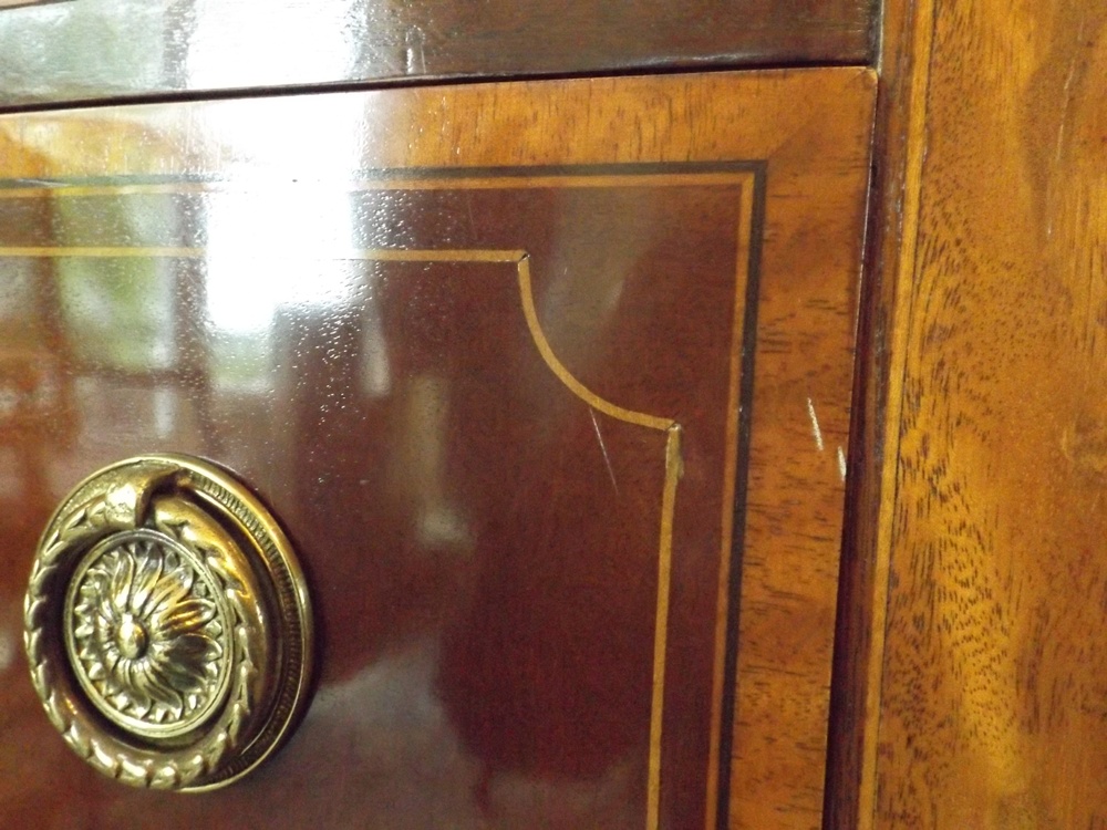 Baker Furniture Hepplewhite Style Mahogany Sideboard