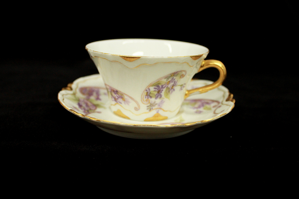 Grouping of Fine China Tea Cups and Saucers