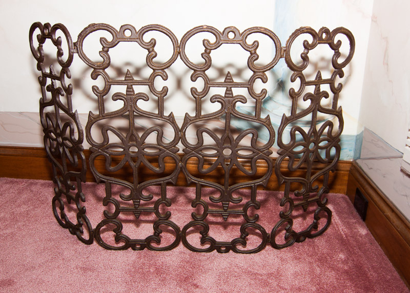 Wrought Iron Fire Screen