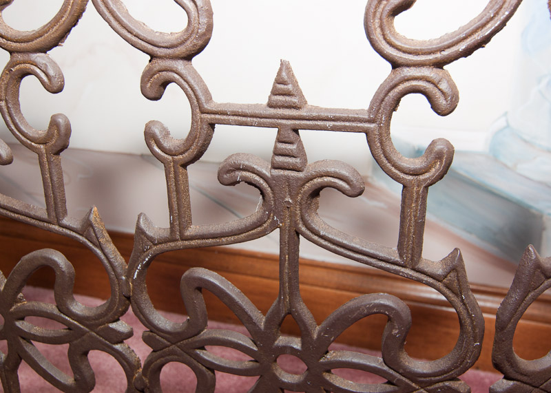 Wrought Iron Fire Screen