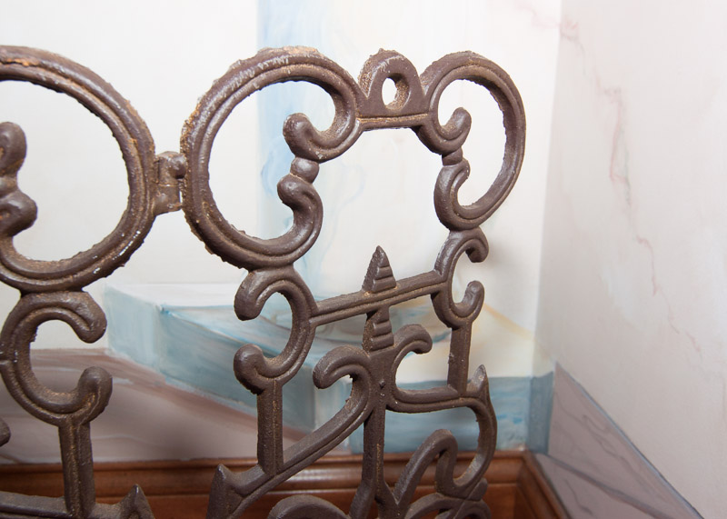 Wrought Iron Fire Screen