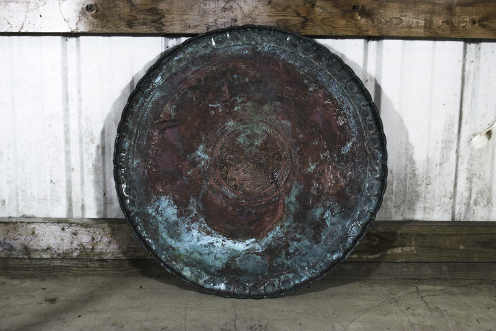 Vintage Moroccan Tray Table