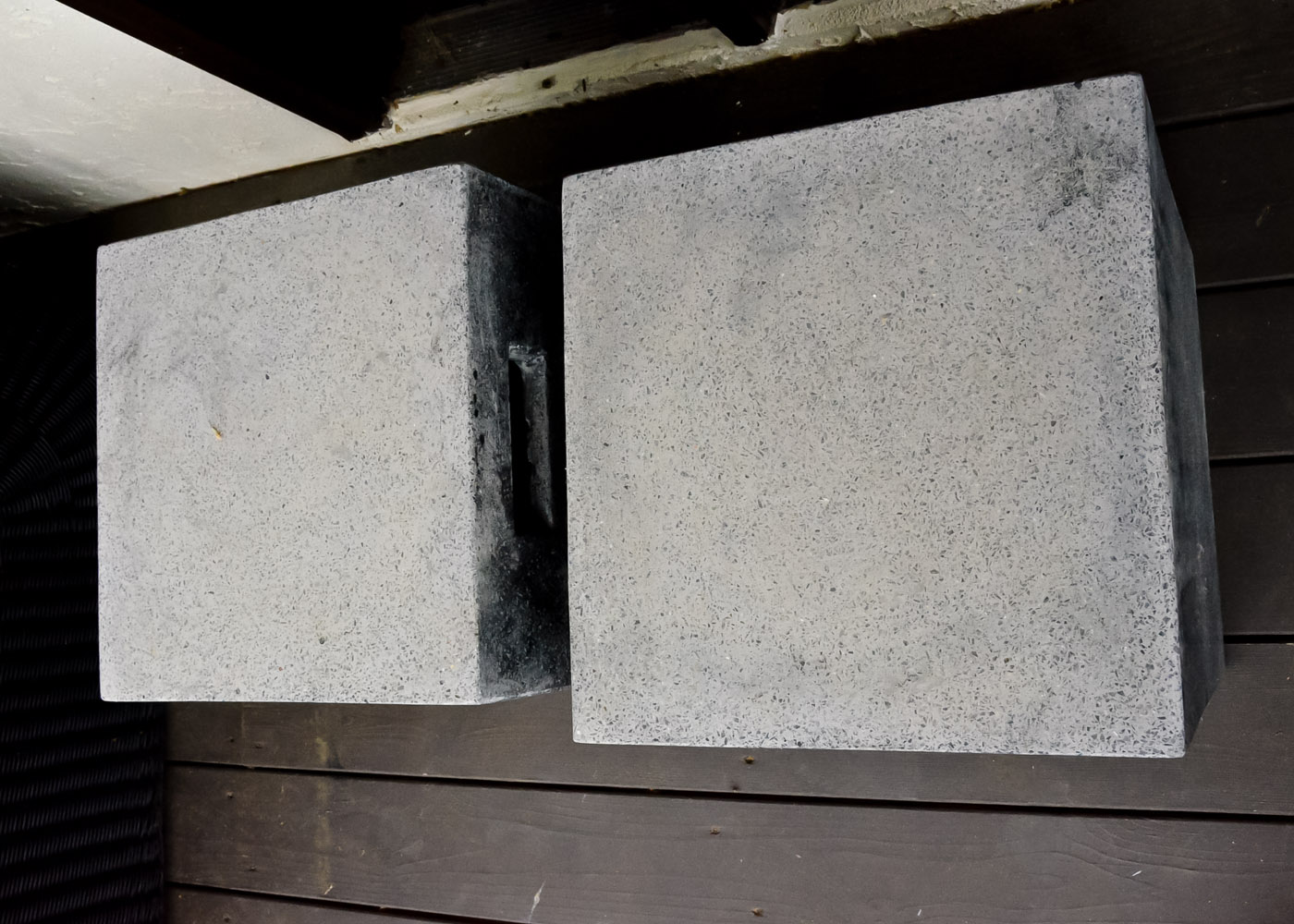 Cement End Tables for Patio