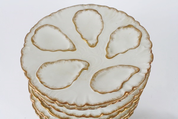 Haviland French Oyster Plates, Circa 1891