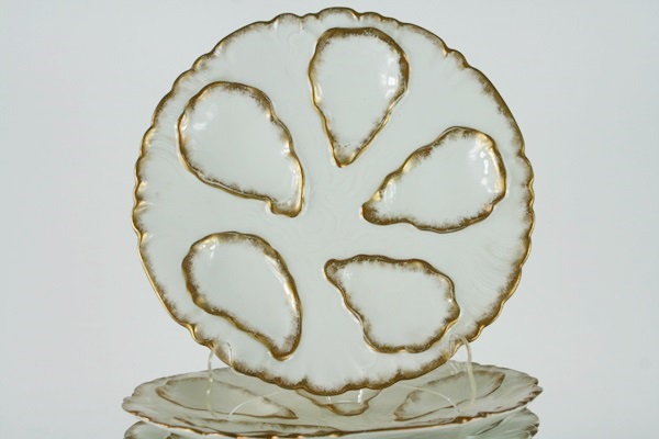 Haviland French Oyster Plates, Circa 1891