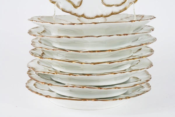 Haviland French Oyster Plates, Circa 1891