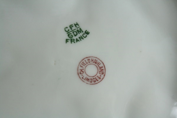 Haviland French Oyster Plates, Circa 1891