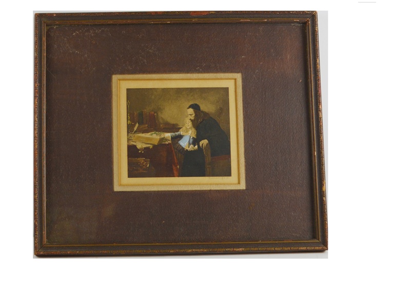 S. Hirszenberg "Uriel d'Acosta Instructing...Young Spinoza" Print