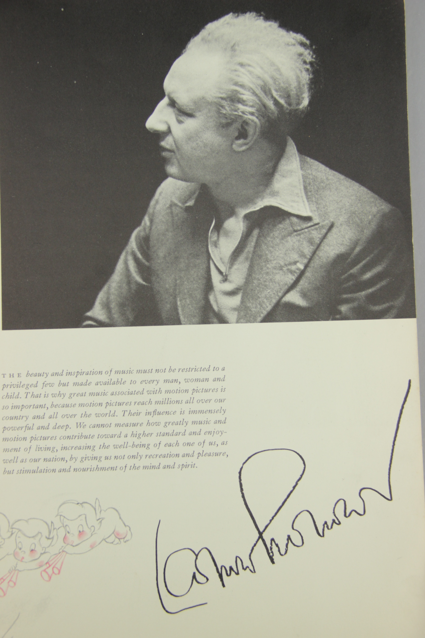 "Walt Disney Presents Fantasia" 1940 Souvenir Program