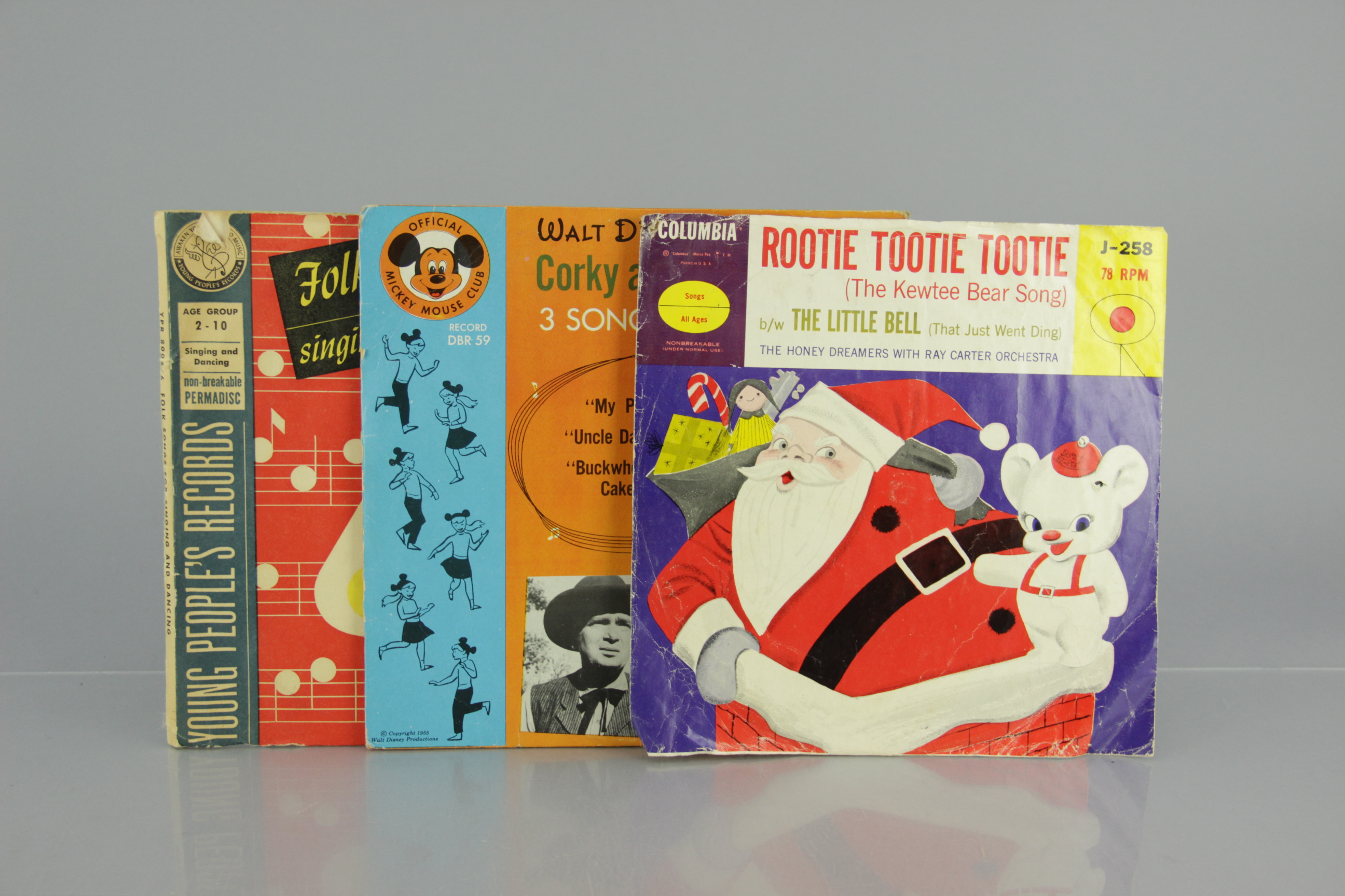 Collection of Children's 45 and 78 RPM Records