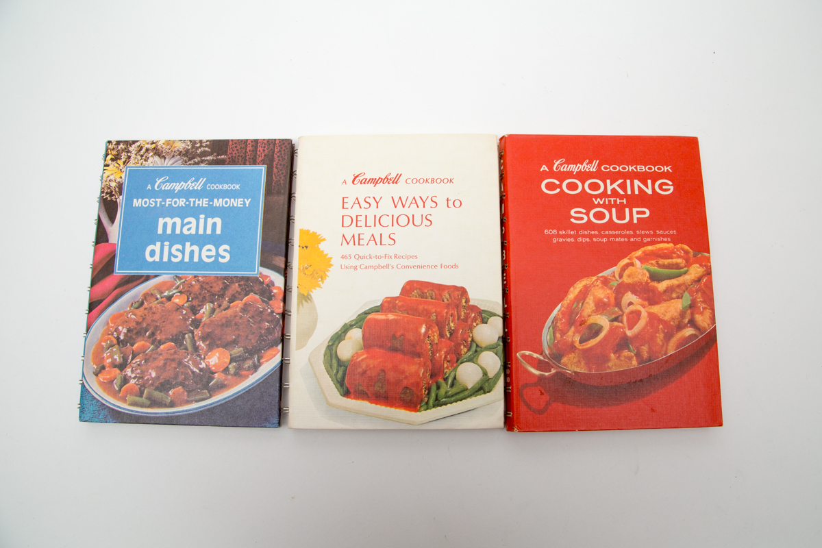 Vintage Campbell's Soup Cookbooks and Recipe Box