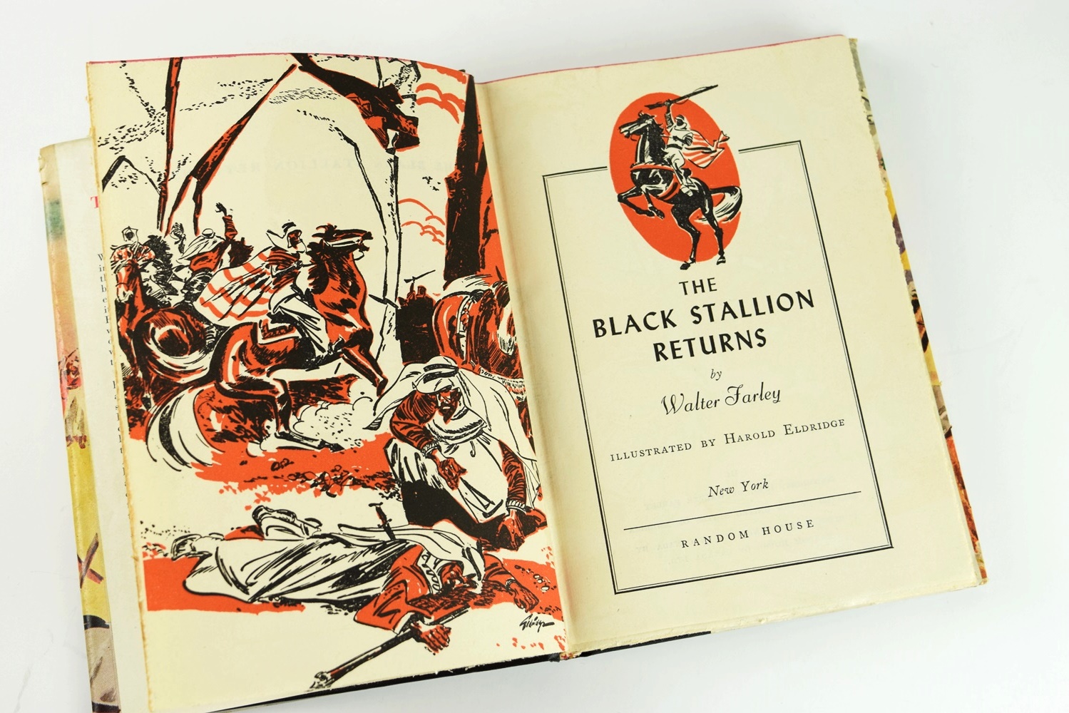 First Printing "The Black Stallion Returns" by Walter Farley 1945