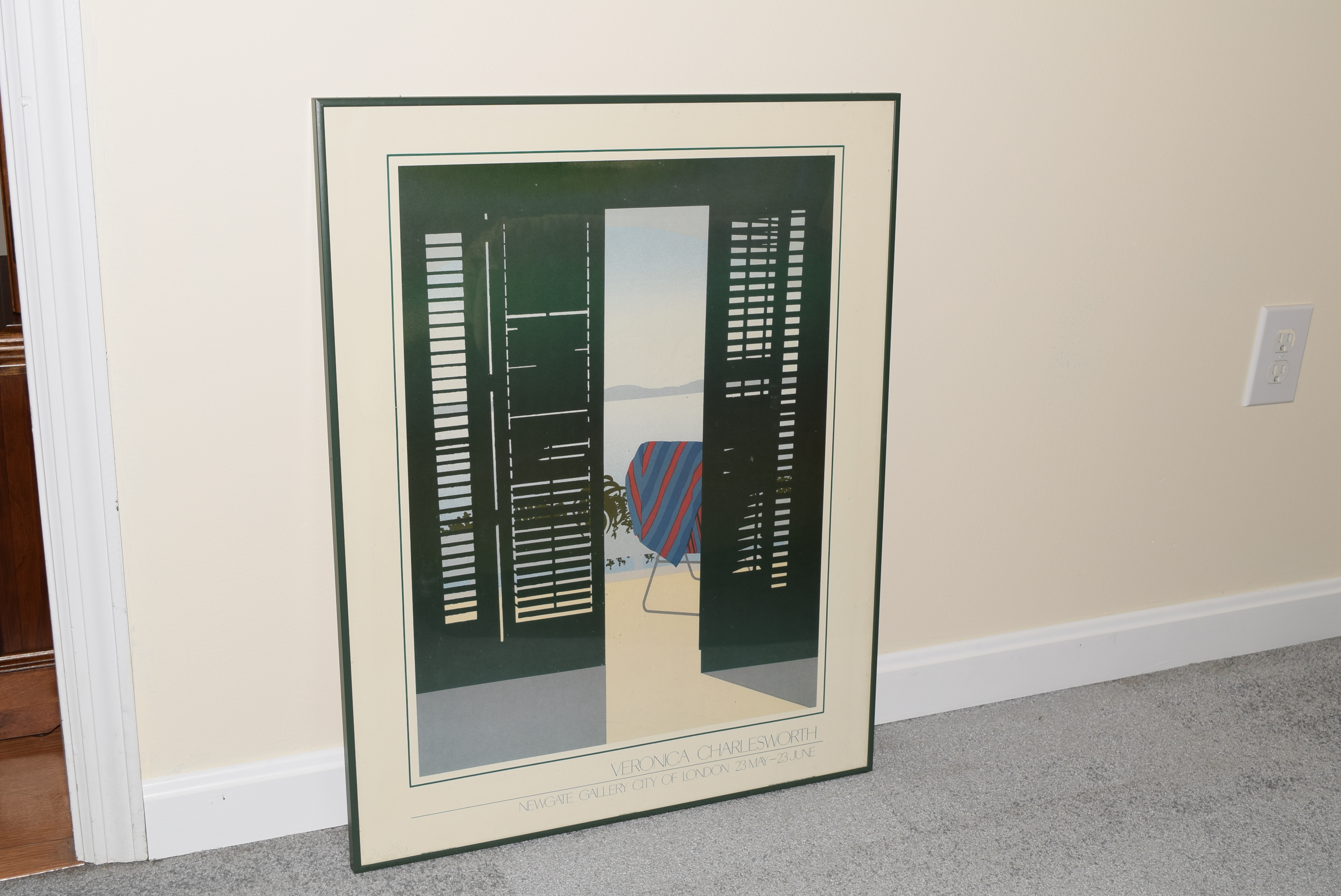 Three Framed Posters of Art Exhibitions and Concert