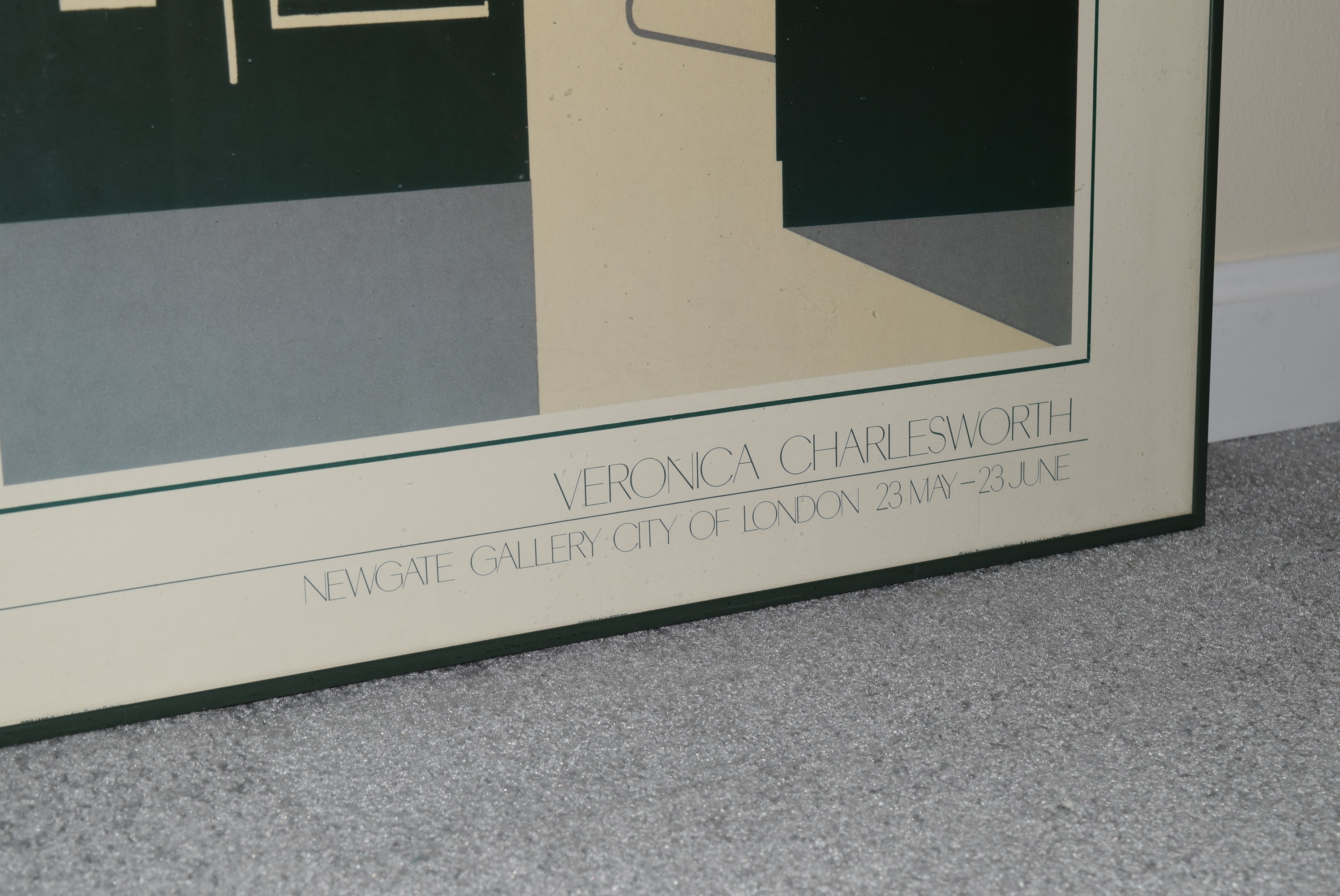 Three Framed Posters of Art Exhibitions and Concert