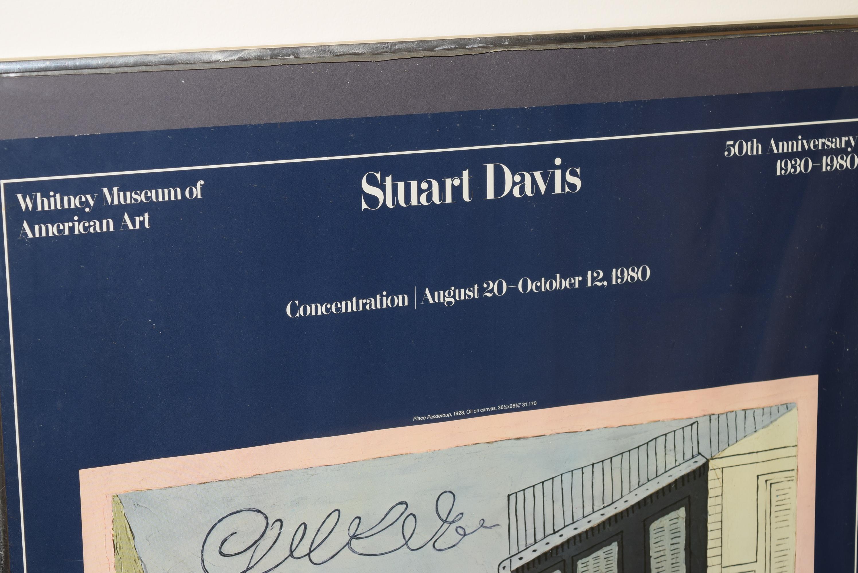 Three Framed Posters of Art Exhibitions and Concert