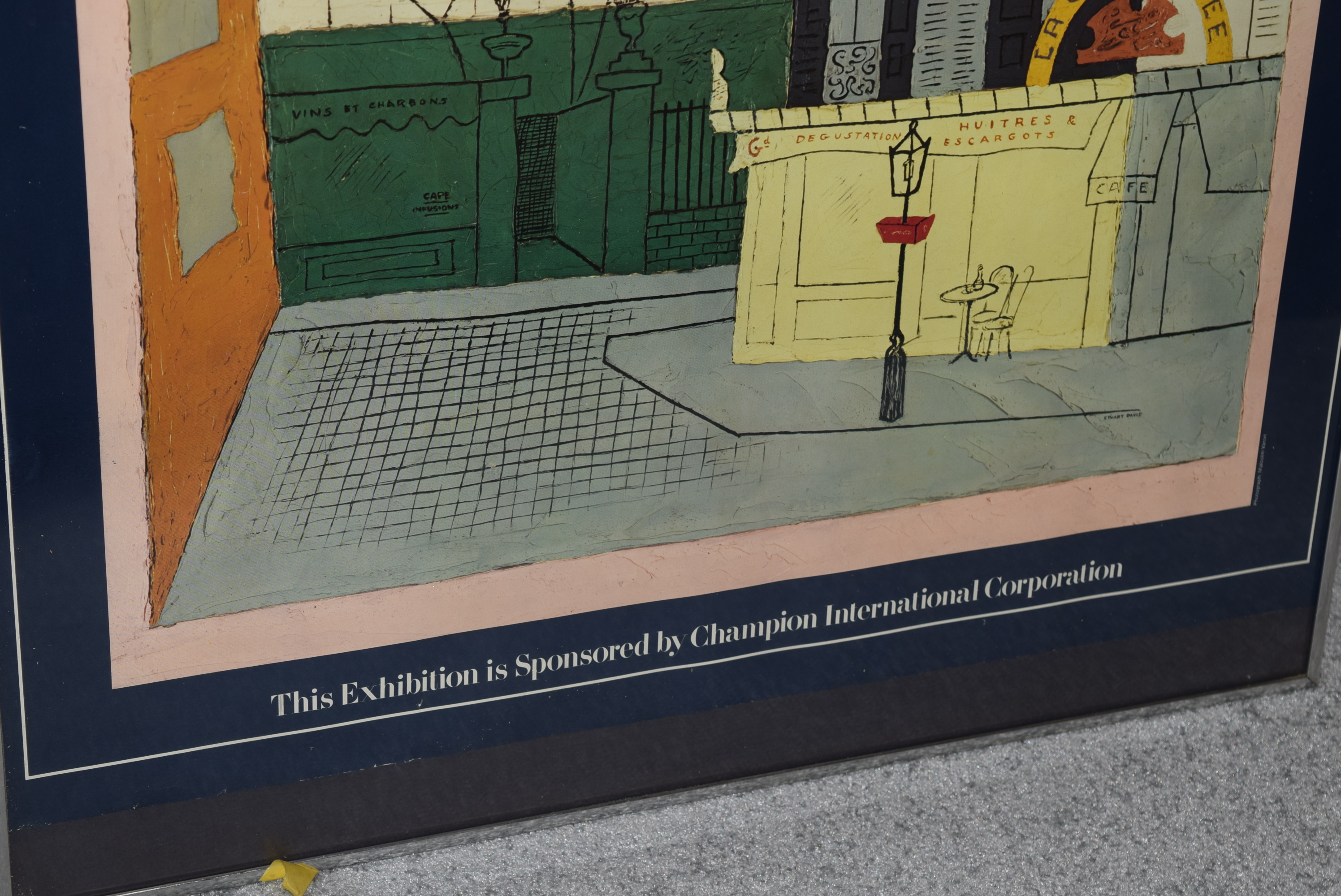 Three Framed Posters of Art Exhibitions and Concert