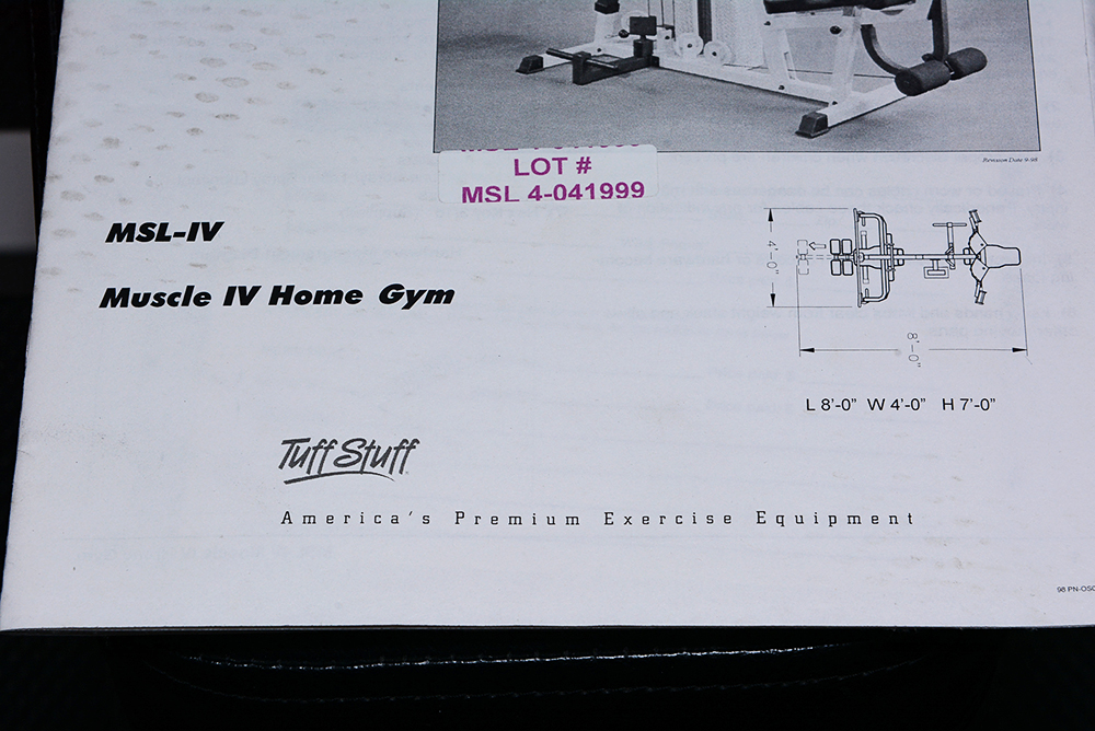 TuffStuff Muscle IV Home Gym