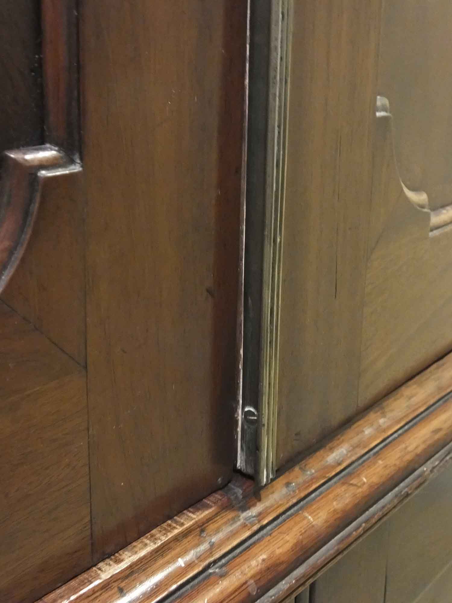 Antique Irish Linen Press Converted to a Bar