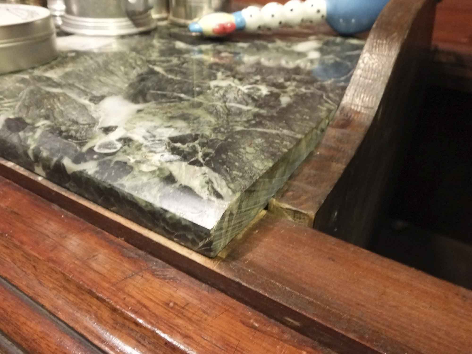 Antique Irish Linen Press Converted to a Bar