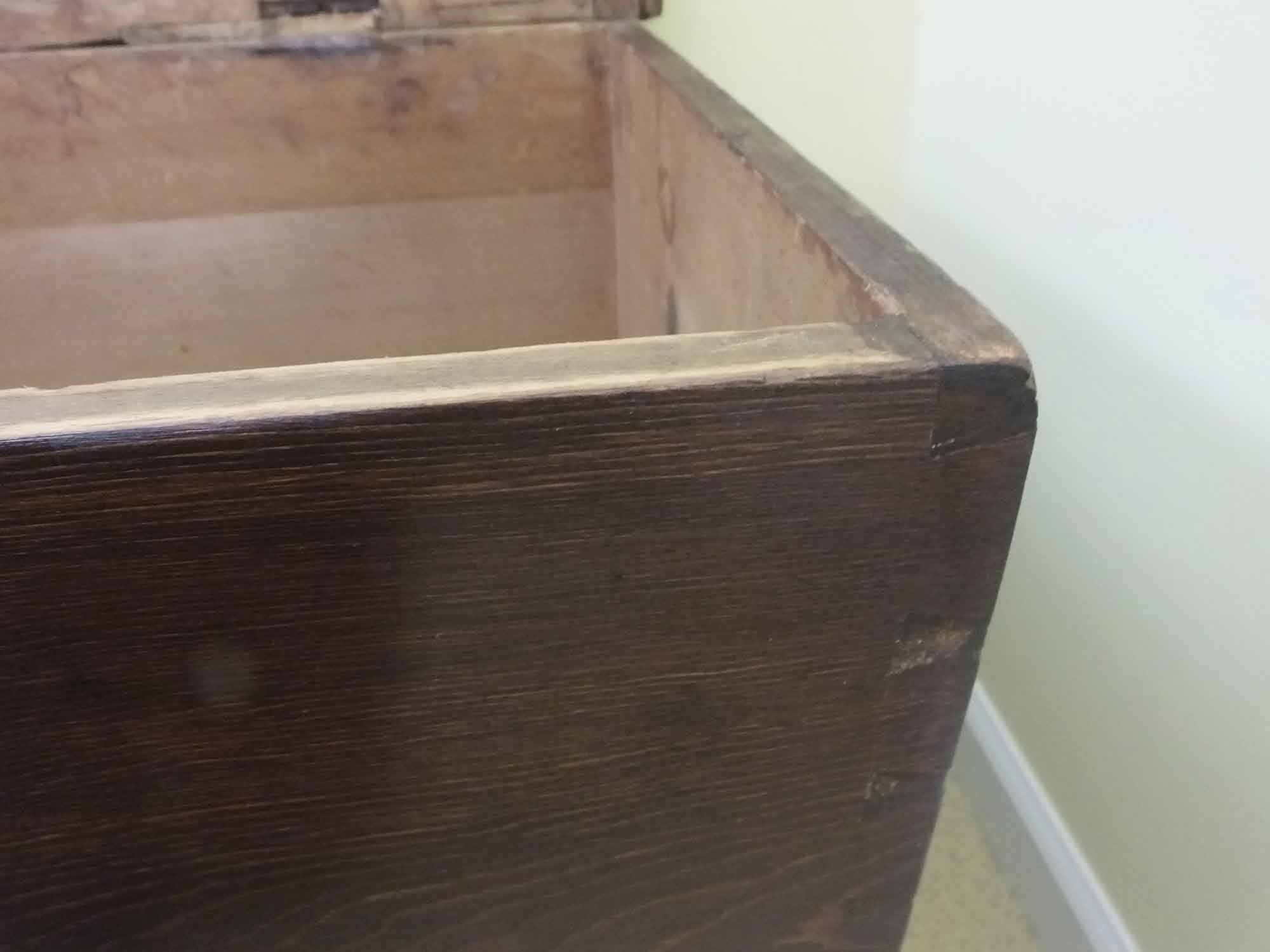 Antique Pine Blanket Box