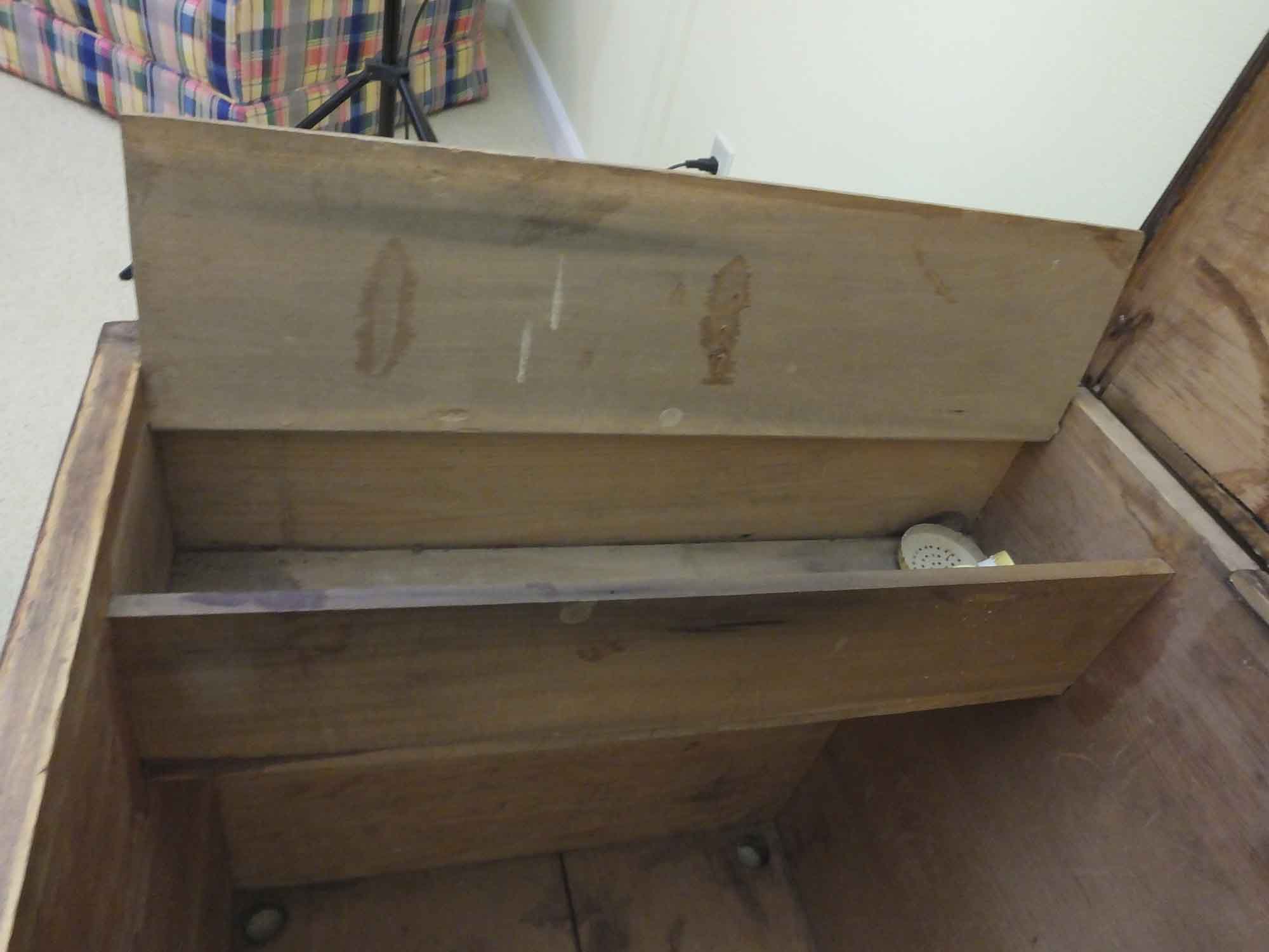 Antique Pine Blanket Box