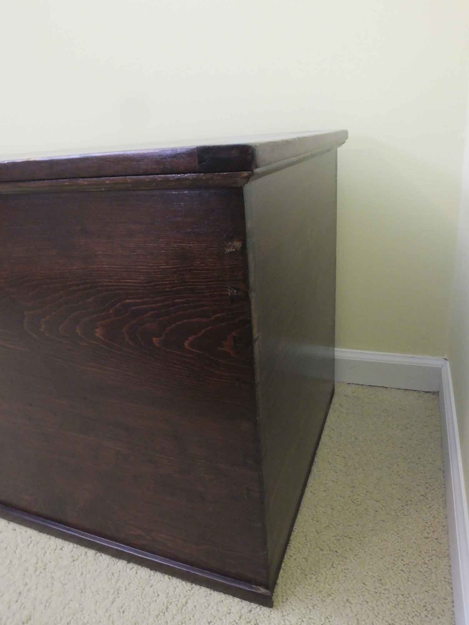 Antique Pine Blanket Box