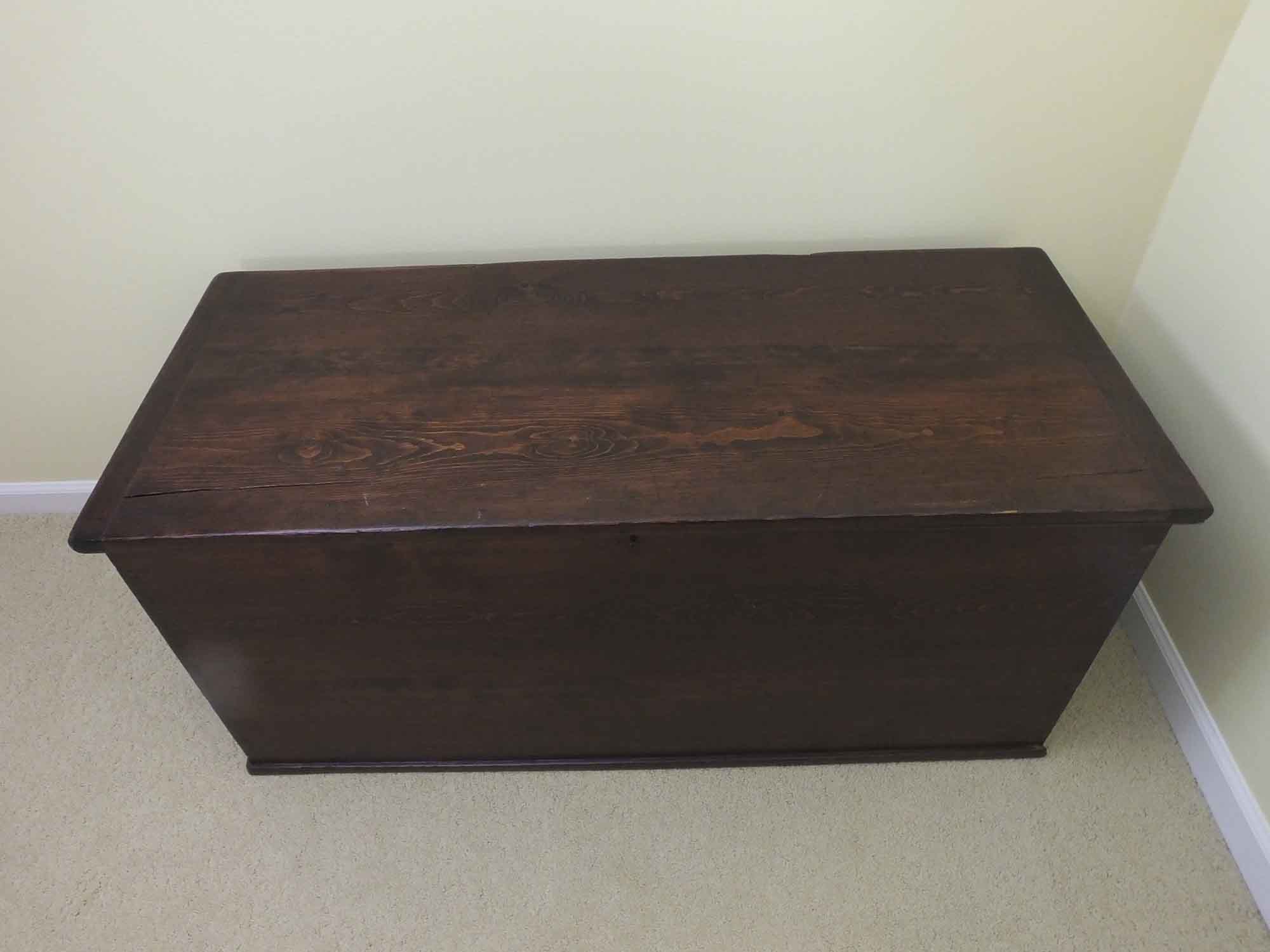 Antique Pine Blanket Box